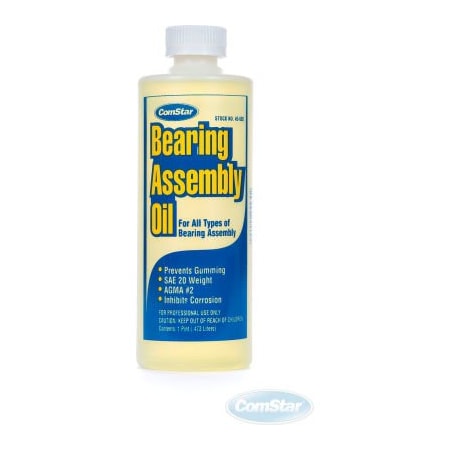 Comstar Intl Bearing Assembly Lube Oil Oil For All Bearing Assemblies, 1 Pt. 45-530*